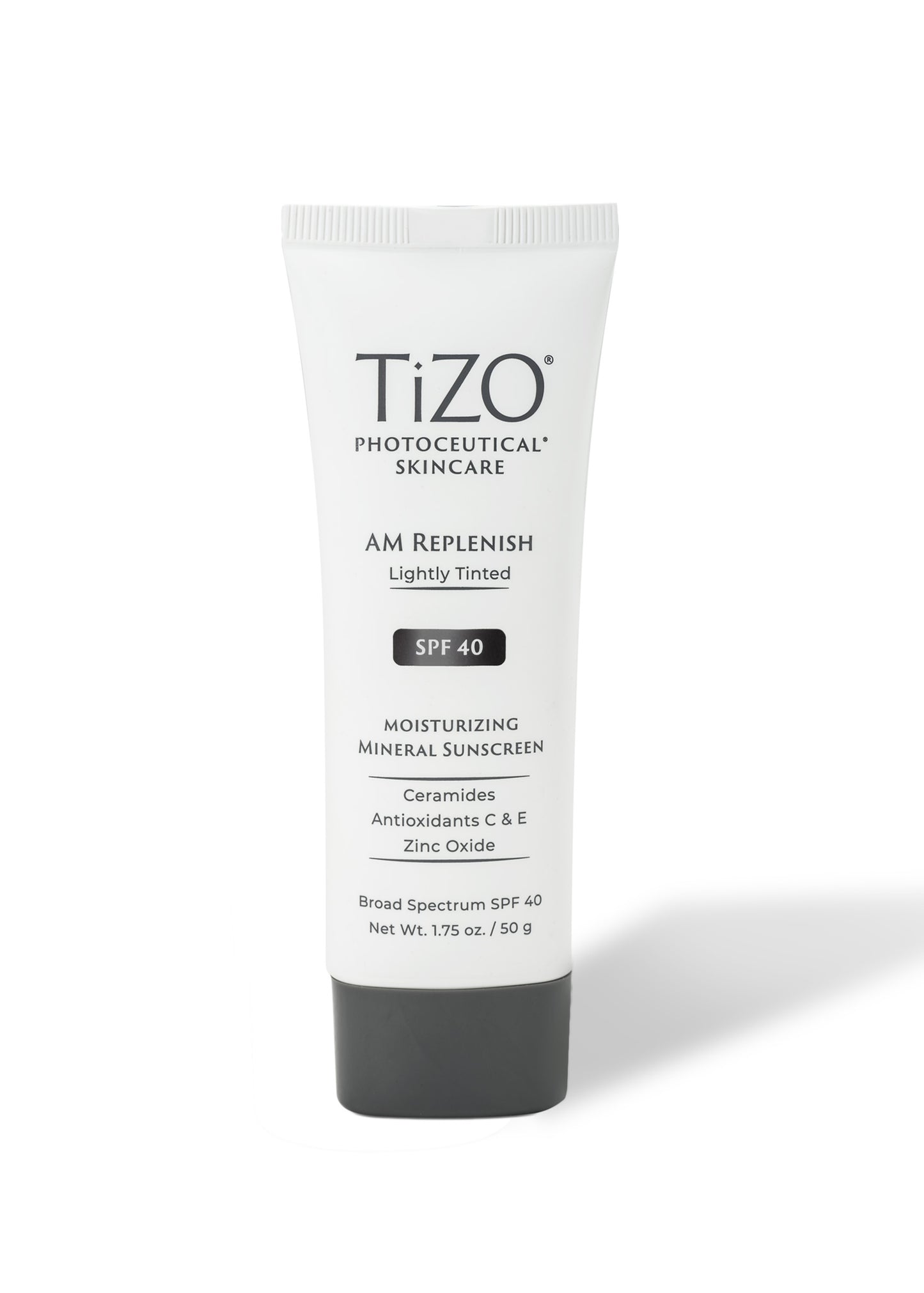 AM Replenish Lightly Tinted SPF 40 | TiZo